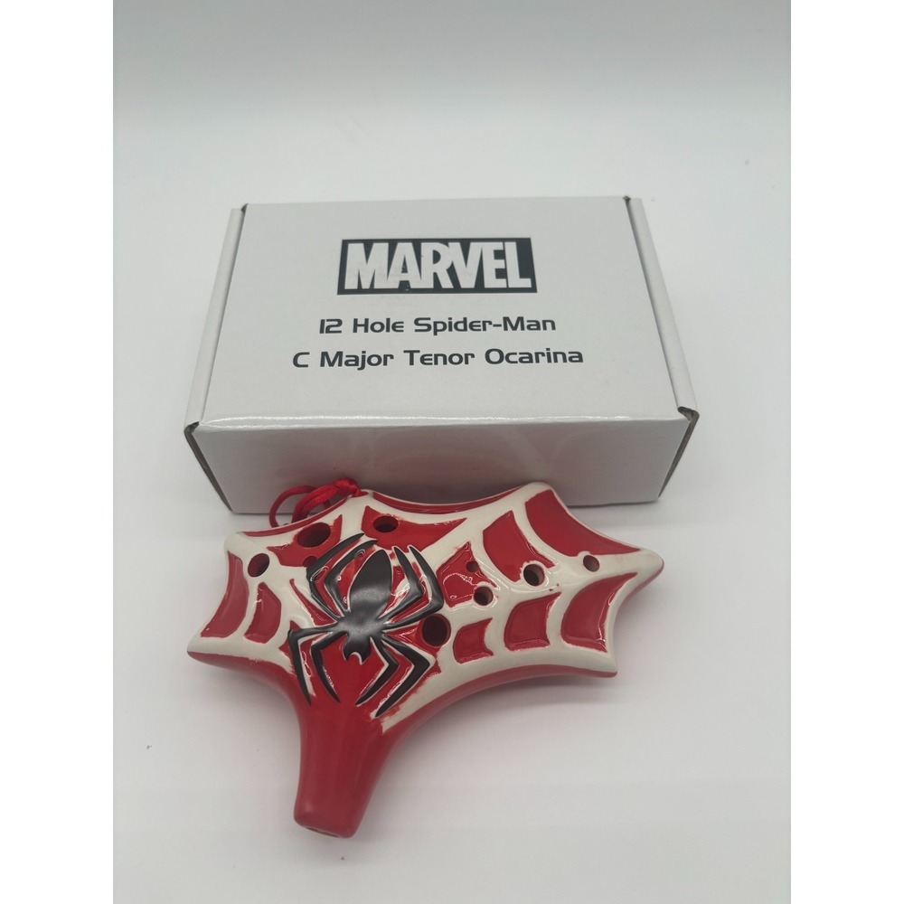 Marvel Spider-Man Ocarina‎ Flute like Instrument 12 Hole Ceramics C Major
